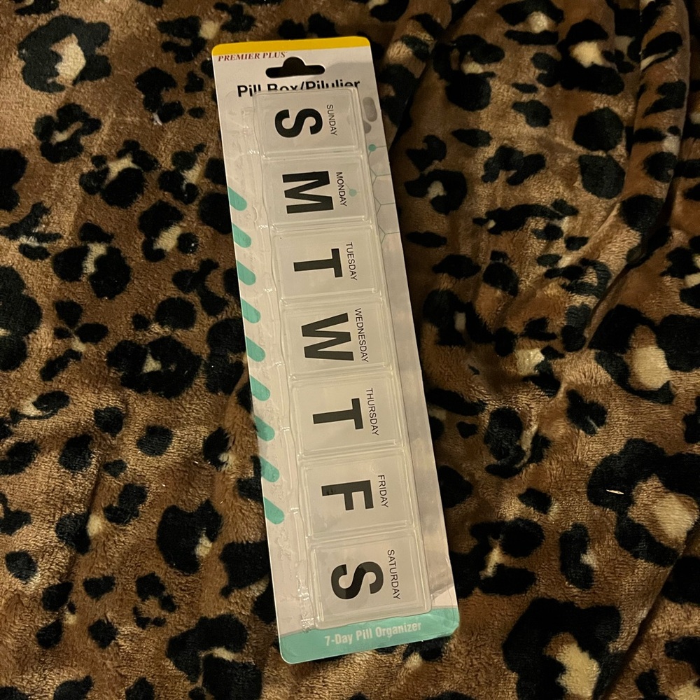 Premier Plus Weekly Pill Organizer - White
